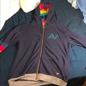 Aviator nation zip sweater